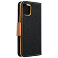 canvas book case for xiaomi redmi note 12s black extra photo 6