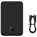 baseus wireless powerbank qi 20000mah mini magnetic magsafe 20w black extra photo 5