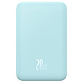 baseus wireless powerbank qi 20000mah mini magnetic magsafe 20w blue extra photo 1