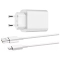 fortistis wall charger vivo 44w usb type c cable white extra photo 1