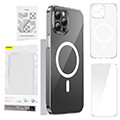 baseus magnetic crystal clear case iphone 12 pro transparent tempered glass extra photo 9 baseus magnetic crystal clear case iphone 12 pro transparent tempered glass extra photo 9