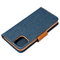 canvas book case for xiaomi redmi 12 4g 12 5g navy blue extra photo 7