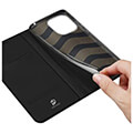 dux ducis skin pro smooth leather case for redmi 12c black extra photo 2