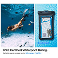 spigen aqua shield waterproof case a601 2 pack black extra photo 5 spigen aqua shield waterproof case a601 2 pack black extra photo 5