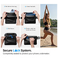 spigen aqua shield waterproof waist bag a620 2 pack black transparent black extra photo 5