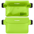 spigen aqua shield waterproof waist bag a620 2 pack cactus gren extra photo 1