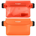 spigen aqua shield waterproof waist bag a620 2 pack sunset orange extra photo 1