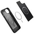 spigen core armor magsafe matte black for iphone 14 plus extra photo 1