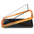 spigen glass tr alignmaster 2 pack fc black for iphone 15 extra photo 2
