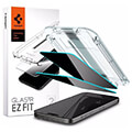 spigen glass tr ez fit privacy 2 pack transparency for iphone 15 pro max extra photo 1