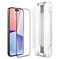 spigen glass tr ez fit 2 pack fc black for iphone 15 pro extra photo 3