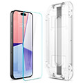 spigen glass tr ez fit 2 pack transparency for iphone 15 pro extra photo 4