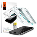 spigen glass tr ez fit hd 1 pack transparency for iphone 15 plus extra photo 1