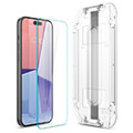 spigen glass tr ez fit hd 1 pack transparency for iphone 15 plus extra photo 3