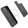spigen optik armor magsafe black for iphone 14 pro max extra photo 1