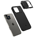 spigen optik armor magsafe black for iphone 14 pro max extra photo 2