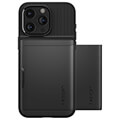 spigen slim armor cs black for iphone 15 pro extra photo 1