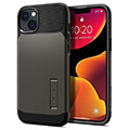 spigen slim armor magsafe gunmetal for iphone 14 plus extra photo 1