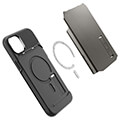 spigen slim armor magsafe gunmetal for iphone 14 plus extra photo 3