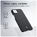 pitaka magez 3 1500d case black grey for iphone 14 plus extra photo 1