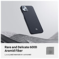 pitaka magez 3 600d case black grey for iphone 14 plus extra photo 3