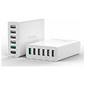 blitzwolf bw s15 charger 6 port usb qc 30 60w white extra photo 1 blitzwolf bw s15 charger 6 port usb qc 30 60w white extra photo 1