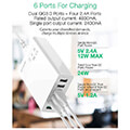 blitzwolf bw s15 charger 6 port usb qc 30 60w white extra photo 7 blitzwolf bw s15 charger 6 port usb qc 30 60w white extra photo 7