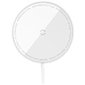 baseus simple mini3 magnetic wireless charger 15w silver extra photo 1