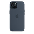 apple iphone 15 silicone case magsafe storm blue mt0n3 extra photo 2