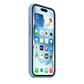 apple iphone 15 silicone case magsafe winter blue mt0y3 extra photo 2