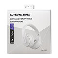 qoltec soundmasters wireless headphones with microphone bt 50 ab white extra photo 4