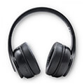 qoltec soundmasters wireless headphones with microphone bt 50 ab black extra photo 1