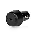 nedis ccpd45w050bk car charger 30a port type 1x usb c 45w extra photo 1