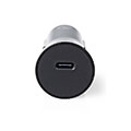 nedis ccpdl20w111bk car charger 167 a 222 a 30a usb c lightning 8 pinloose cable 10m 20w extra photo 1