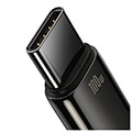 baseus tungsten gold cable usb to usb c pd 100w 1m black extra photo 2