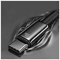 baseus tungsten gold cable usb to usb c pd 100w 1m black extra photo 6