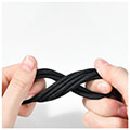 baseus tungsten gold cable usb to usb c pd 100w 1m black extra photo 8
