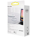 baseus superior series type c to type c pd 100w 1m white extra photo 5