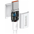 baseus superior series type c to type c pd 100w 1m white extra photo 6