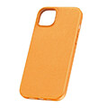baseus iphone 15 case fauxther series orange extra photo 1