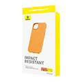 baseus iphone 15 case fauxther series orange extra photo 4 baseus iphone 15 case fauxther series orange extra photo 4