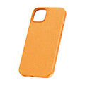baseus iphone 15 pro max case fauxther series orange extra photo 1