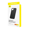 baseus iphone 15 pro max case fauxther series black extra photo 3