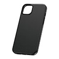 baseus iphone 15 plus case fauxther series black extra photo 1