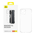 baseus iphone 15 plus magnetic case os lucent series clear extra photo 2