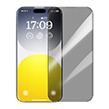 baseus iphone 15 pro diamond privacy protection tempered glass extra photo 1