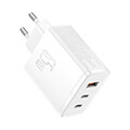 baseus wall charger os cube pro 2x type c usb 65w white extra photo 4