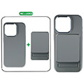 4smarts wireless powerbank onestyle 5000mah magsafe case apple iphone 15 pro max grey extra photo 1