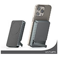 4smarts wireless powerbank onestyle 5000mah magsafe case apple iphone 15 pro max grey extra photo 3