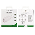4smarts wall charger pd trio 45w gan 2x type c usb white extra photo 10